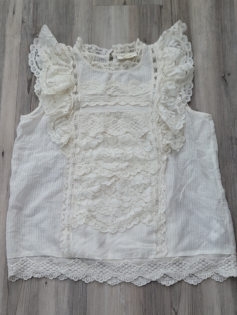 Maeve by Anthropologie Lace Cami with White Lining